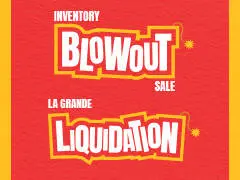 Inventory Blowout Sale - Coming Soon
